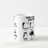 Mug Choses que je fais pendant mon temps libre Plongeo (Centre)