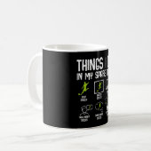 Mug Choses que je fais pendant mon temps libre Soccer (Devant gauche)
