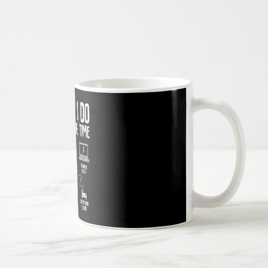Mug Choses que je fais pendant mon temps libre Soccer (Droite)
