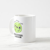 Mug Chou émotionnel amusant Veggie Pun (Devant gauche)
