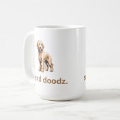 Mug Chou Goldendoodle "Envoyer Doodz" 2 (Devant gauche)
