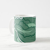 Mug Chou vert funky (Devant gauche)
