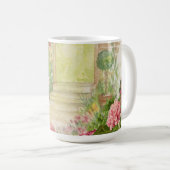 Mug Chou victorien Rose femme Floral (Devant droit)