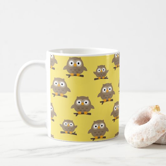 Mug Chouette (Avec donut)