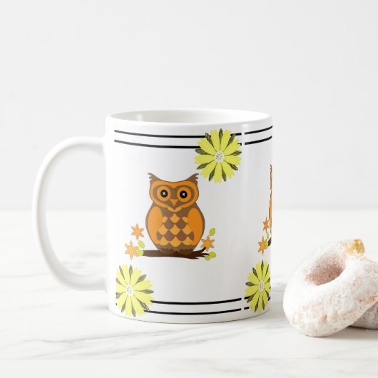 Mug chouette (Avec donut)