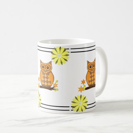 Mug chouette (Devant droit)