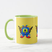 Mug Chouette à caractère monstre Oiseau Animé (Gauche)