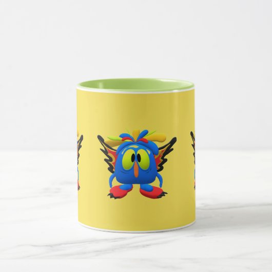 Mug Chouette à caractère monstre Oiseau Animé (Centre)