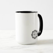 Mug Chouette à cornes (Devant droit)