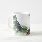 Mug Chouette à cris de l'Est par Audubon (Devant gauche)