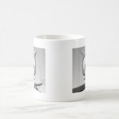 Mug Chouette À Papier En Noir Et Blanc (Centre)