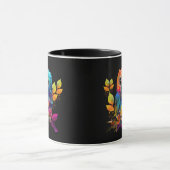 MUG CHOUETTE ABSTRAIT COLORÉ  (Centre)
