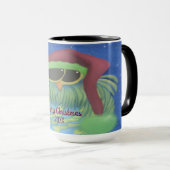 Mug Chouette adorable avec chapeau de Santa (Devant droit)