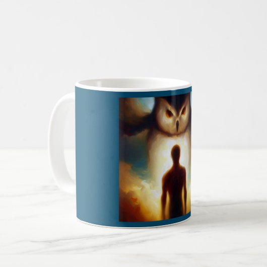 Mug Chouette animale 1 (Devant gauche)