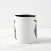Mug Chouette aquarelle colorée (Centre)