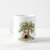 Mug Chouette Arbre Vous Reverra Oiseau (Devant gauche)