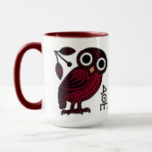 Mug Chouette Athénienne Cute Coin grec antique (Gauche)
