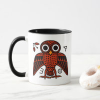 Chouette Athénienne mignonne de la Grèce antique