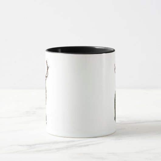 Mug Chouette avec Antlers plain 2 (Centre)