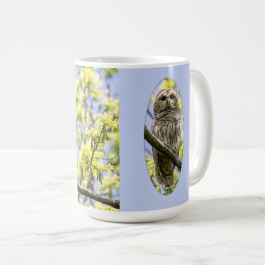 Mug Chouette barrée (Devant droit)