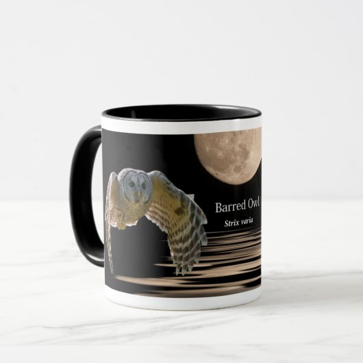 Mug Chouette barrée (Devant gauche)