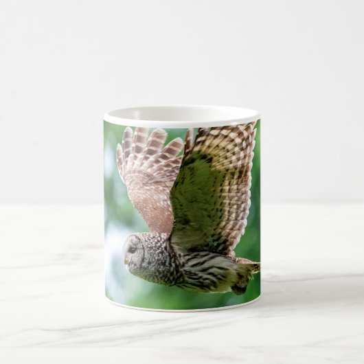Mug Chouette barrée en vol (Centre)