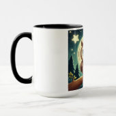 Mug Chouette bébé la nuit avec lune (Gauche)