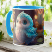 Mug Chouette Bleue Bleue Bleue Mignonne