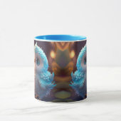 Mug Chouette Bleue Bleue Bleue Mignonne (Centre)