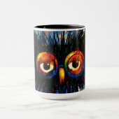 Mug Chouette brillante et sage (Centre)