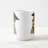 Mug Chouette Brown avec chaudière de fin d'études (Centre)