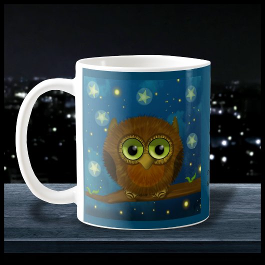 Mug Chouette brune nocturne mignonne