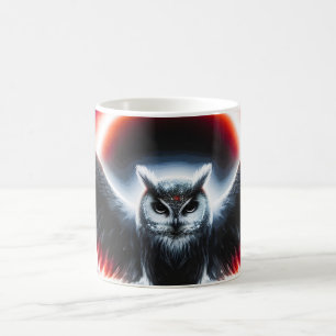 Mug Chouette céleste cosmique mystique