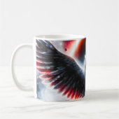 Mug Chouette céleste cosmique mystique (Gauche)