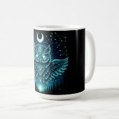 Mug Chouette céleste – Galaxie faunique de la sagesse  (Devant droit)
