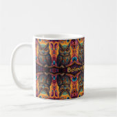 Mug Chouette cosmique de sagesse (Gauche)