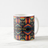 Mug Chouette cosmique de sagesse (Devant droit)