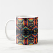 Mug Chouette cosmique de sagesse (Gauche)