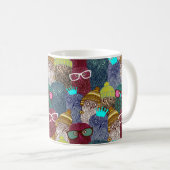 Mug Chouette dans la couronne (Devant droit)