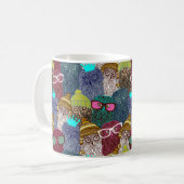 Mug Chouette dans la couronne (Devant gauche)