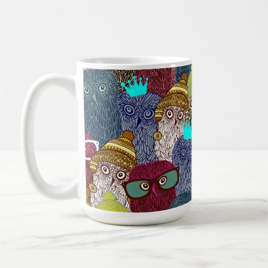 Mug Chouette dans la couronne (Gauche)