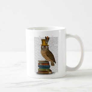 Mug Chouette dans les livres