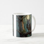 Mug Chouette dans une forêt magique (Devant droit)
