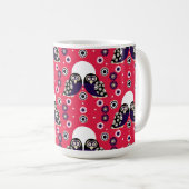 Mug Chouette d'art populaire (Devant droit)