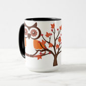 Mug Chouette d'automne (Devant gauche)