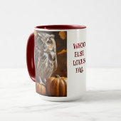 Mug Chouette d'automne (Devant gauche)