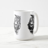 Mug Chouette de beauté dans les montagnes (Devant droit)
