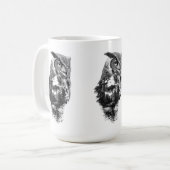 Mug Chouette de beauté dans les montagnes (Devant gauche)