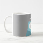 Mug Chouette de dessin mignonne - Nom personnalisé ble (Gauche)