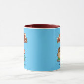 Mug Chouette de douche de printemps (Centre)